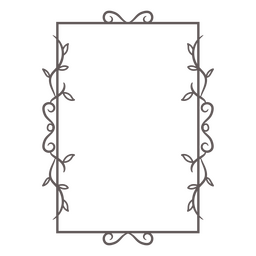 Badge rectangular frame PNG Design Transparent PNG