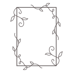 Badge rectangular ornament frame PNG Design Transparent PNG