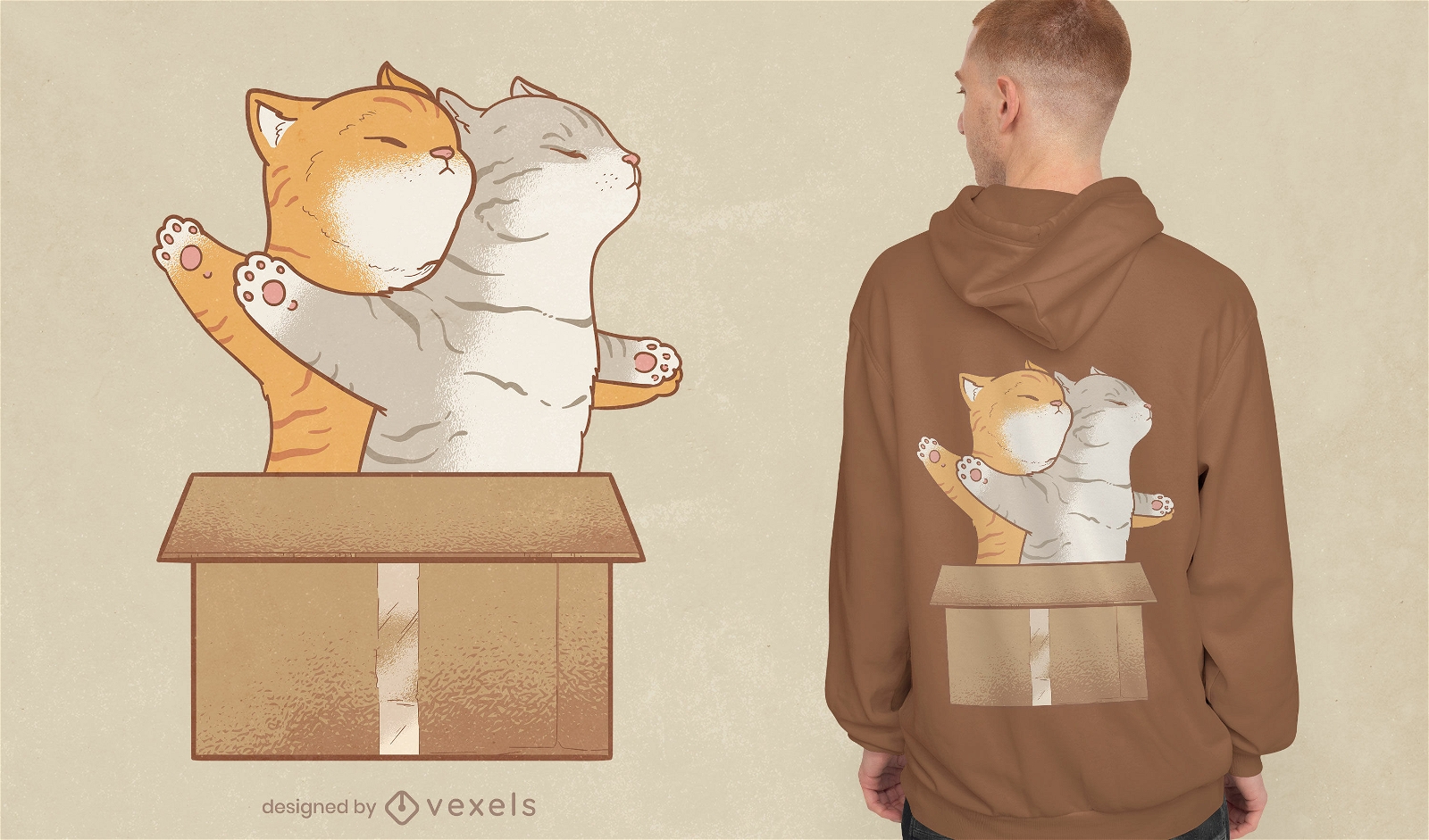 Gatos, animais apaixonados pelo design de camisetas