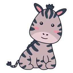 Baby zebra cute PNG Design Transparent PNG
