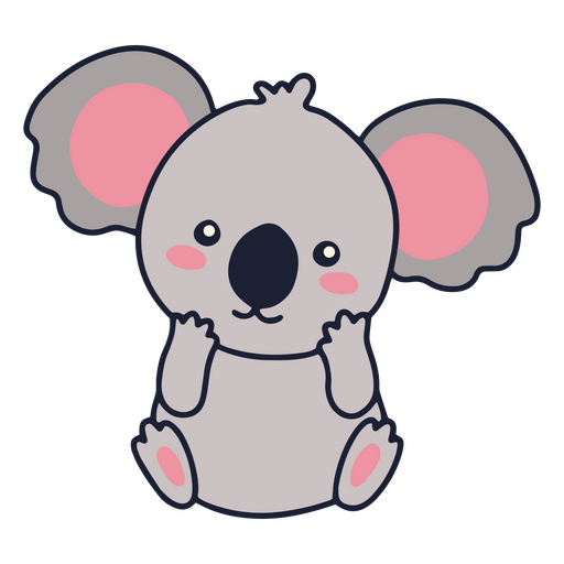 Baby-Koala süß PNG-Design