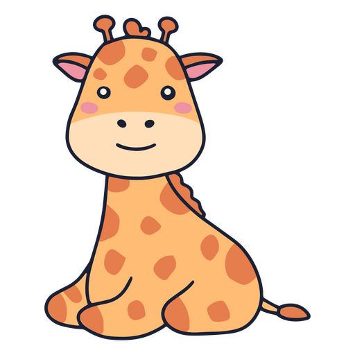 beb? girafa fofo Desenho PNG