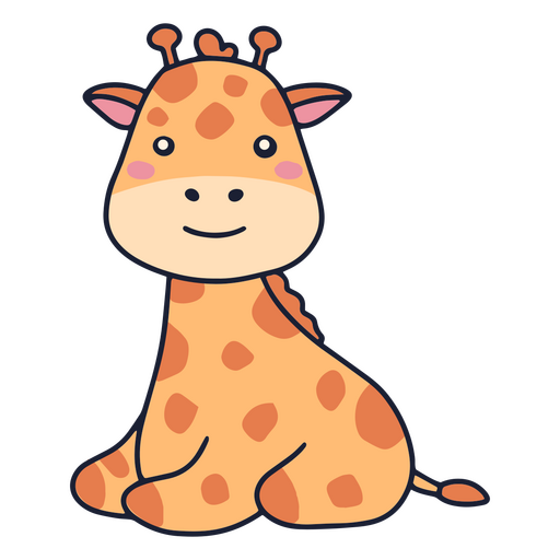 Giraffenbaby süß PNG-Design