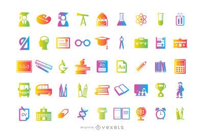 Education & Science 45 Icons Sets