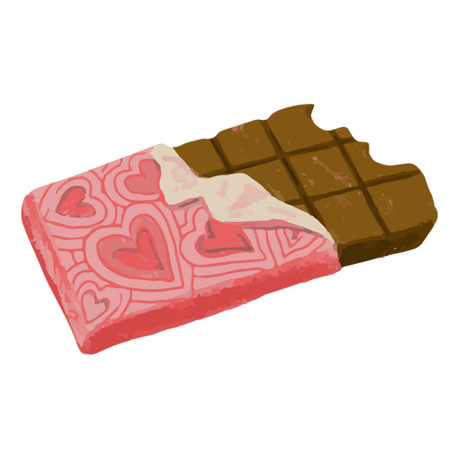 Dia dos namorados ícone de chocolate Desenho PNG