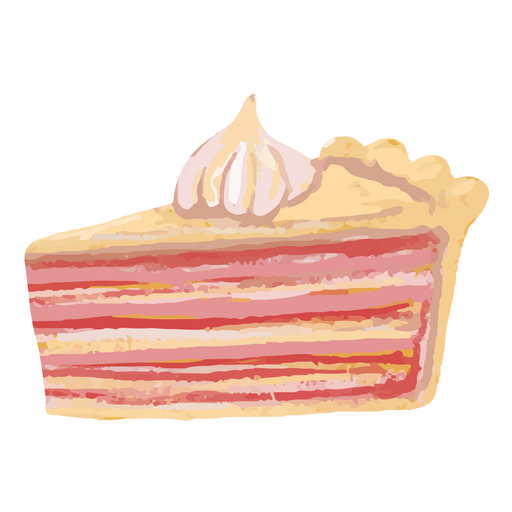 ícone de torta de dia dos namorados Desenho PNG