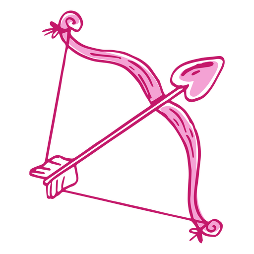 Valentine's day bow icon PNG Design