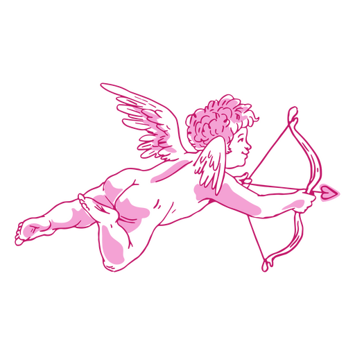 Valentine's day cupid PNG Design