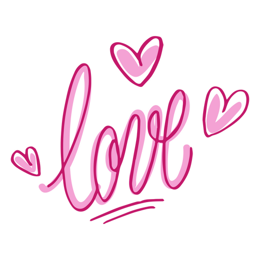 Valentinstag-Liebeszitat-Schriftzug PNG-Design