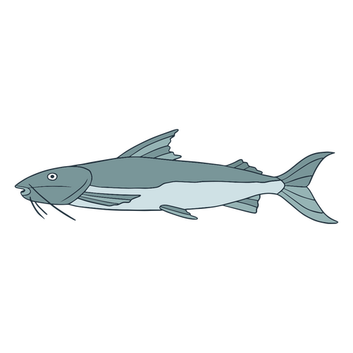 Symbol f?r die Natur von Wassertierfischen PNG-Design