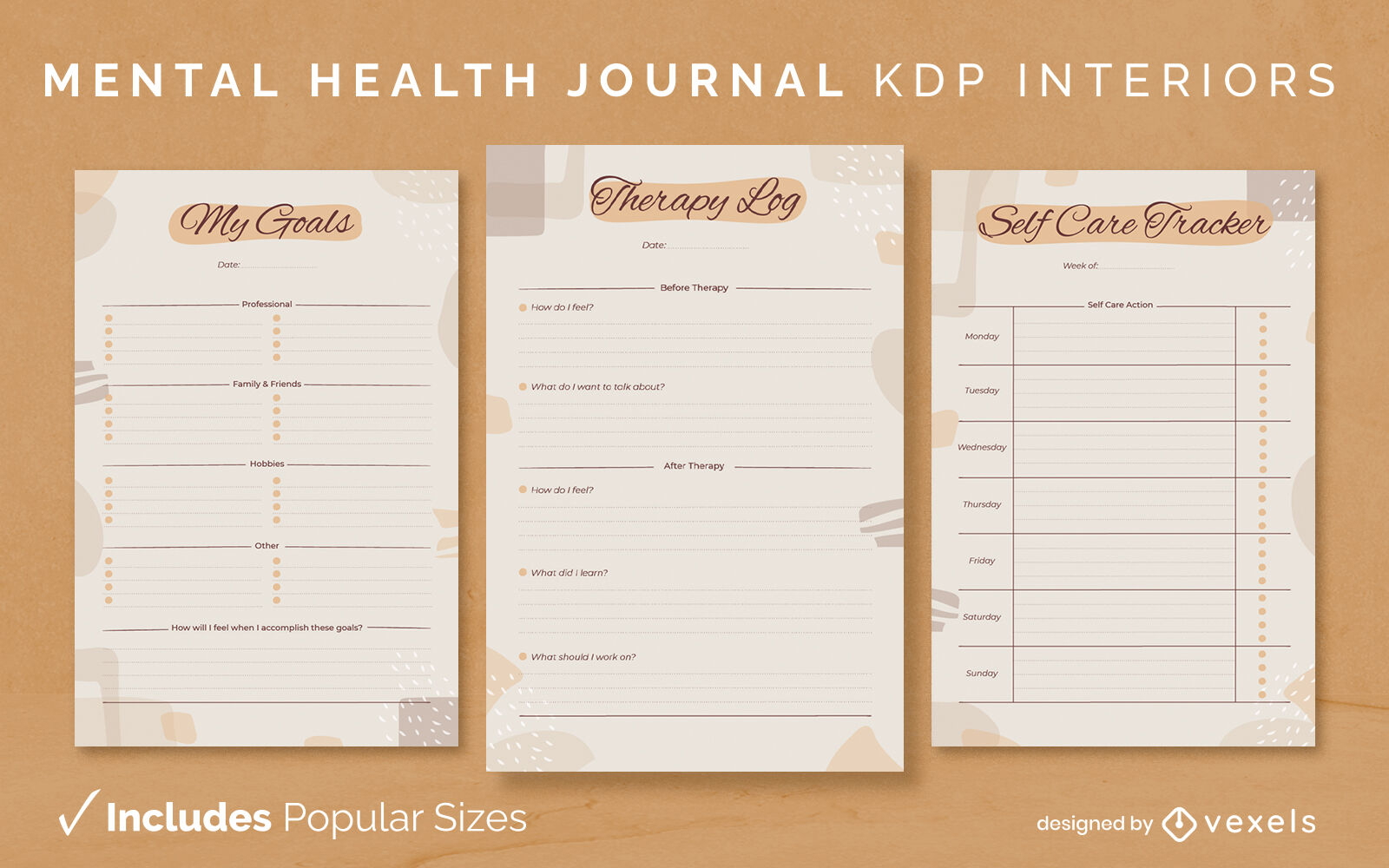 KDP-Designvorlage für Zeitschriften zur psychischen Gesundheit