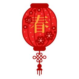 Chinese balloon color stroke PNG Design