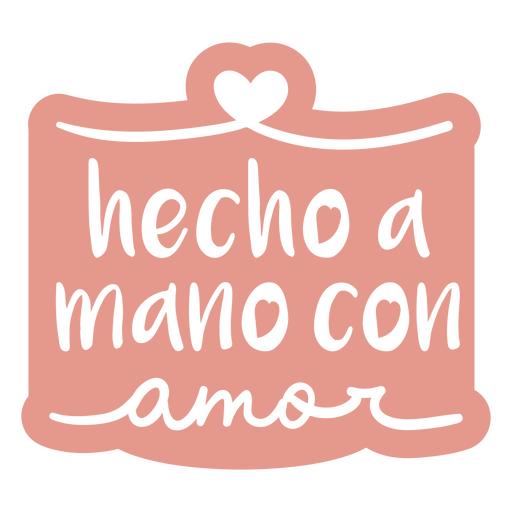 Small business Spanish handmade quote badge