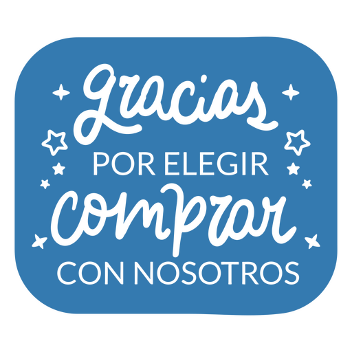 Small business Spanish local products quote badge PNG Design