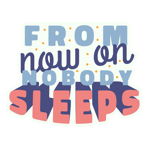 Bebé nadie duerme cita insignia Diseño PNG