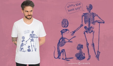Design de t-shirt vintage psd com amor para cães