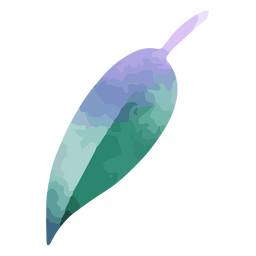 Ein grünes Blatt PNG-Design