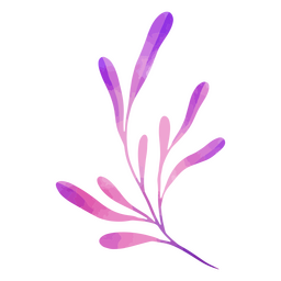 Abstract pink leaves PNG Design