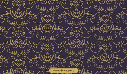 Gorgeous fashion pattern vector material