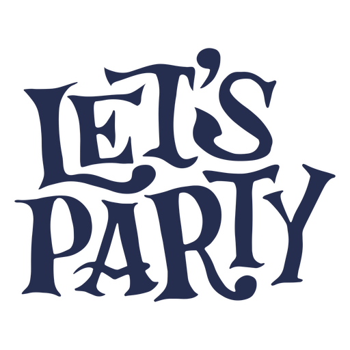 Mardi Gras party quote lettering PNG Design