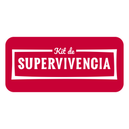 Kit de sobrevivência recortada citação em espanhol Desenho PNG Transparent PNG