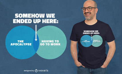 Apocalypse funny quote t-shirt design