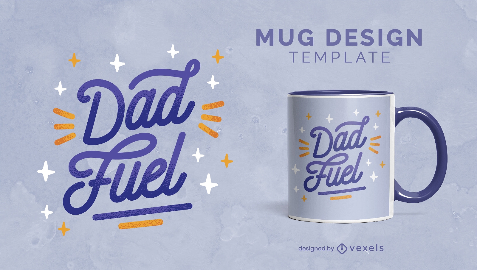 Dad fuel quote mug design
