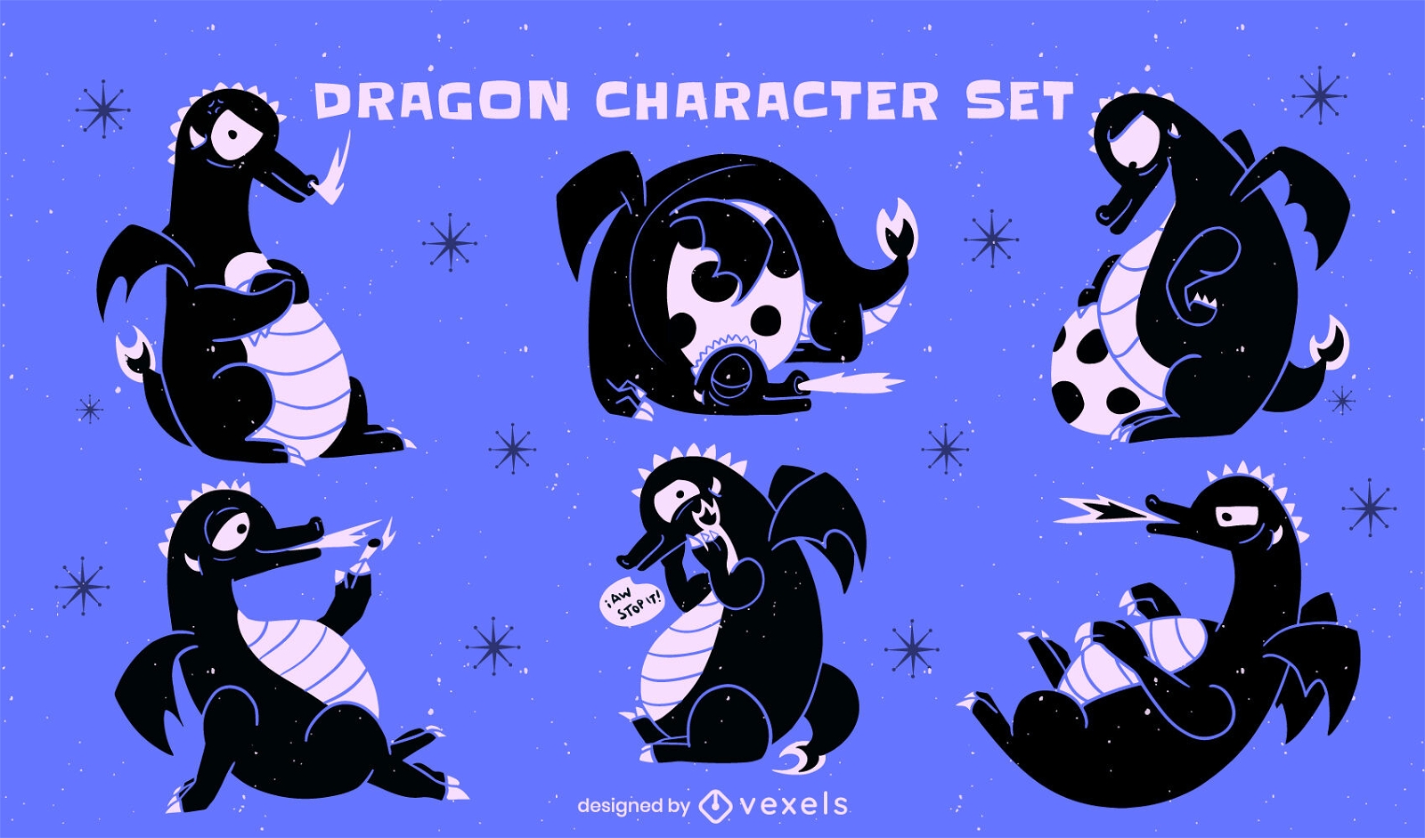 Cortar el conjunto de caracteres del dragón