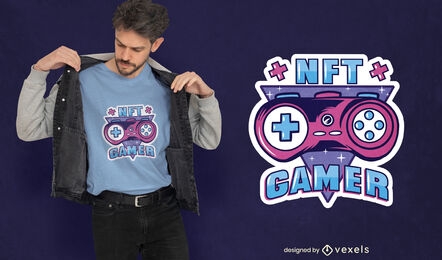 NFT Gamer t-shirt design
