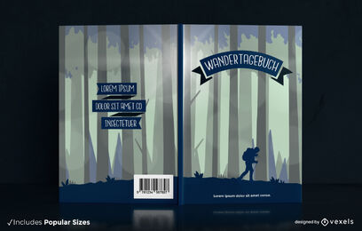 Wandern im Wald Buchcover-Design