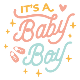 Baby Schriftzug Zitat Junge PNG-Design Transparent PNG