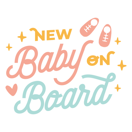 New baby lettering quote