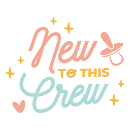 Baby quote lettering PNG Design