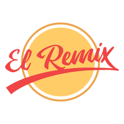 Remix cita española plana Diseño PNG