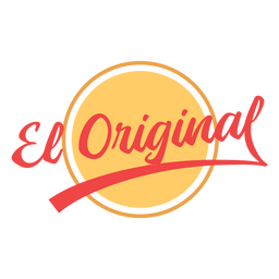 Ursprüngliches flaches spanisches Zitat PNG-Design