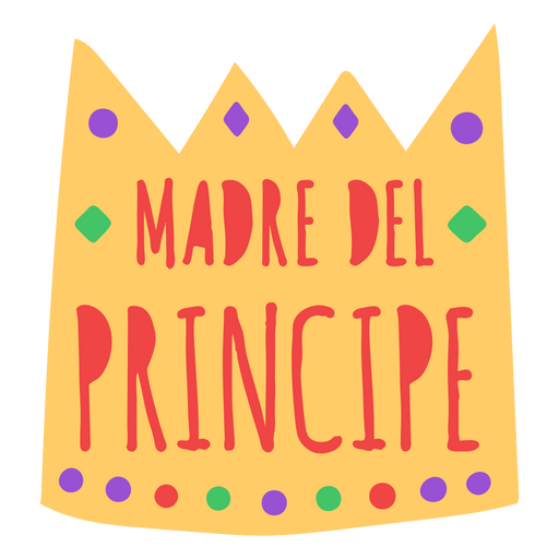 Cita en espa?ol de la corona de mam? Diseño PNG