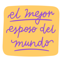 Melhor citação de espanhol de letras de marido Desenho PNG