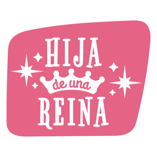 A filha da rainha cortou cita??o em espanhol Desenho PNG