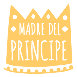 Prince's mother cut out spanish quote PNG Design Transparent PNG