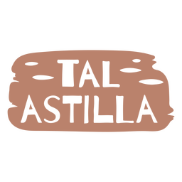 Spanish business tal astilla quote cut out PNG Design