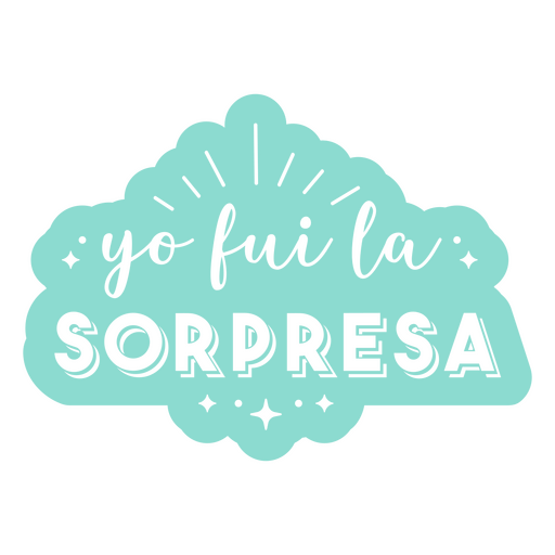 Spanish business surprise quote cut out PNG Design