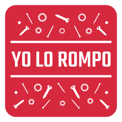 Negocio español lo rompo cita recortada insignia Diseño PNG