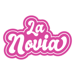 Cita en español de la novia Diseño PNG