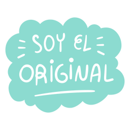 Citação original de soja espanhola Desenho PNG
