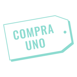 Buy one tag in spanish PNG Design Transparent PNG