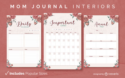 Mama Journal Vorlage KDP Interior Design