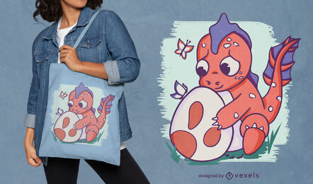 Baby-Wasserdrachen-Tragetasche-Design