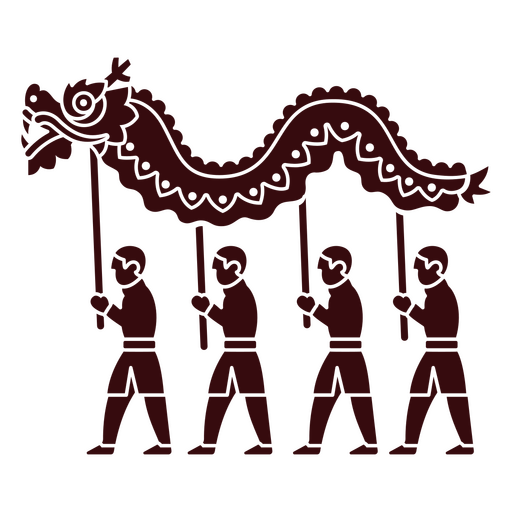 Chinese cut out parade geometric PNG Design