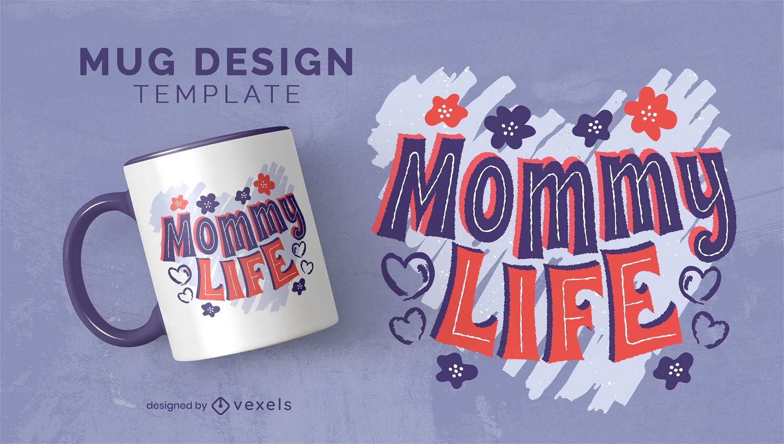 Mommy life quote mug design