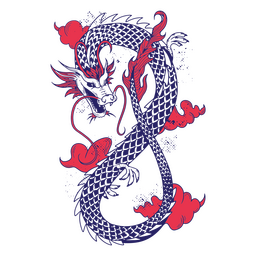 Criatura do folclore do dragão Desenho PNG